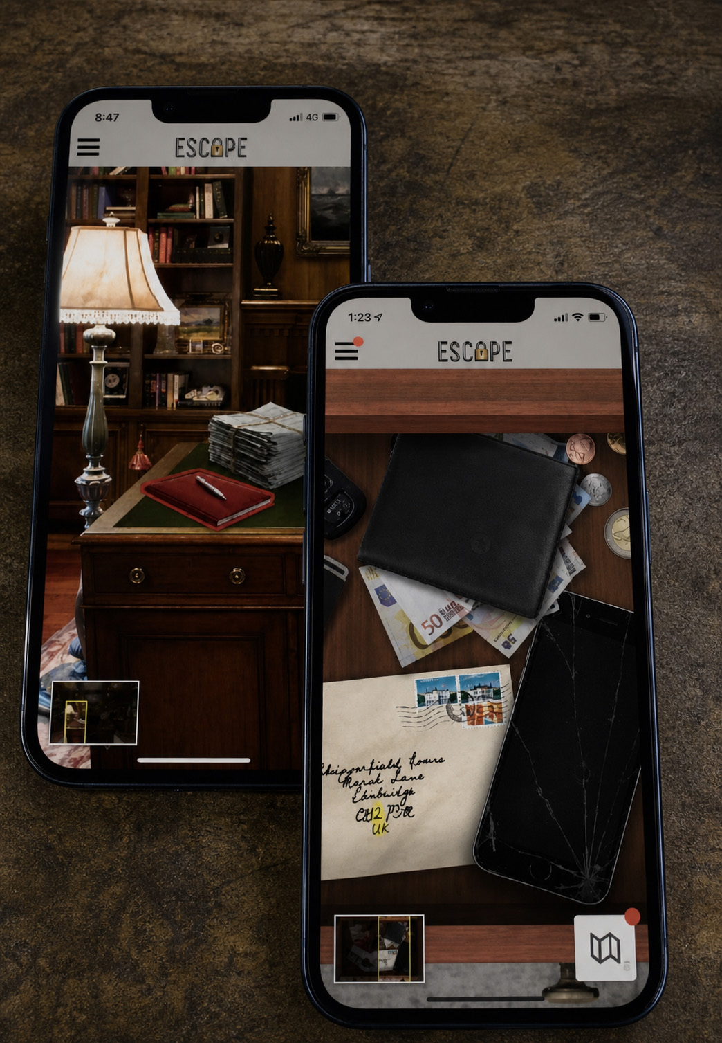 Art Heist tablet phone game escape room