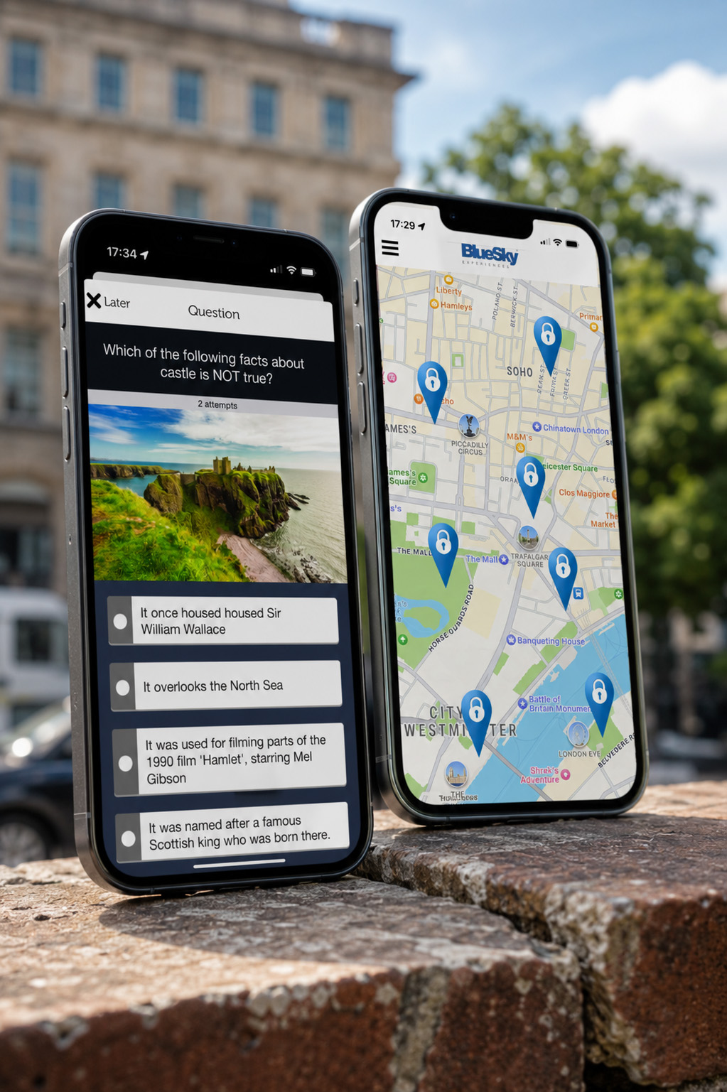 City Explorer GPS treasure hunt tablet phone team building game