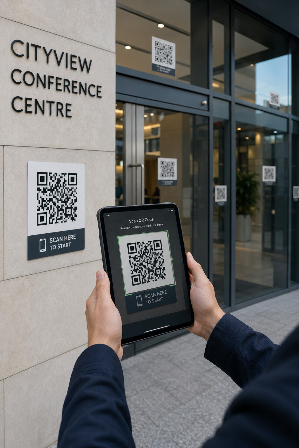 Code Hunt Tablet QR puzzle team building activity
