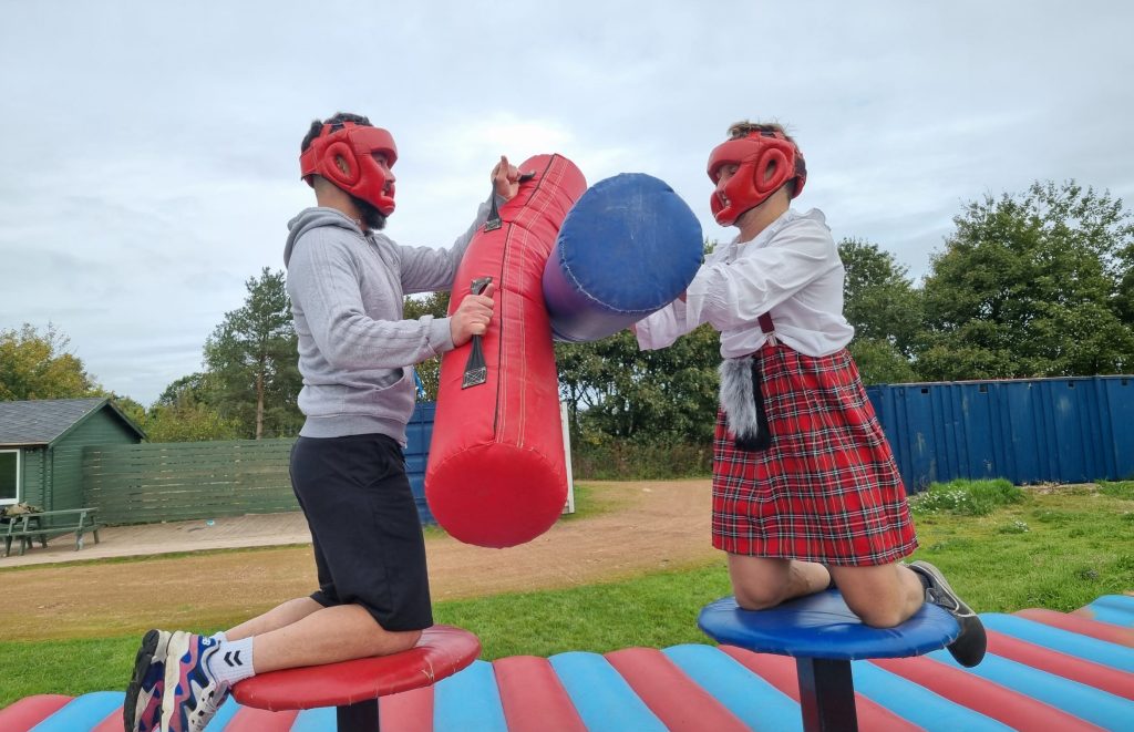 Multi Activity Day including archery axe throwing jousting shooting sumo team building event 3