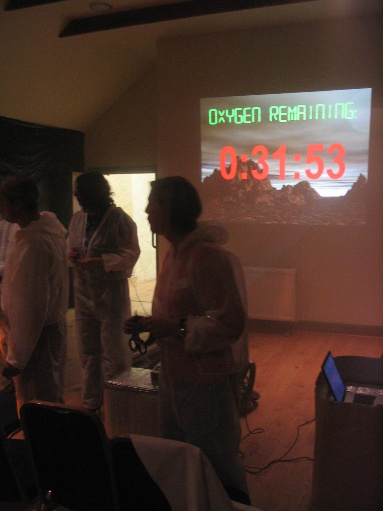Race for Space creative fun team building activity event 01