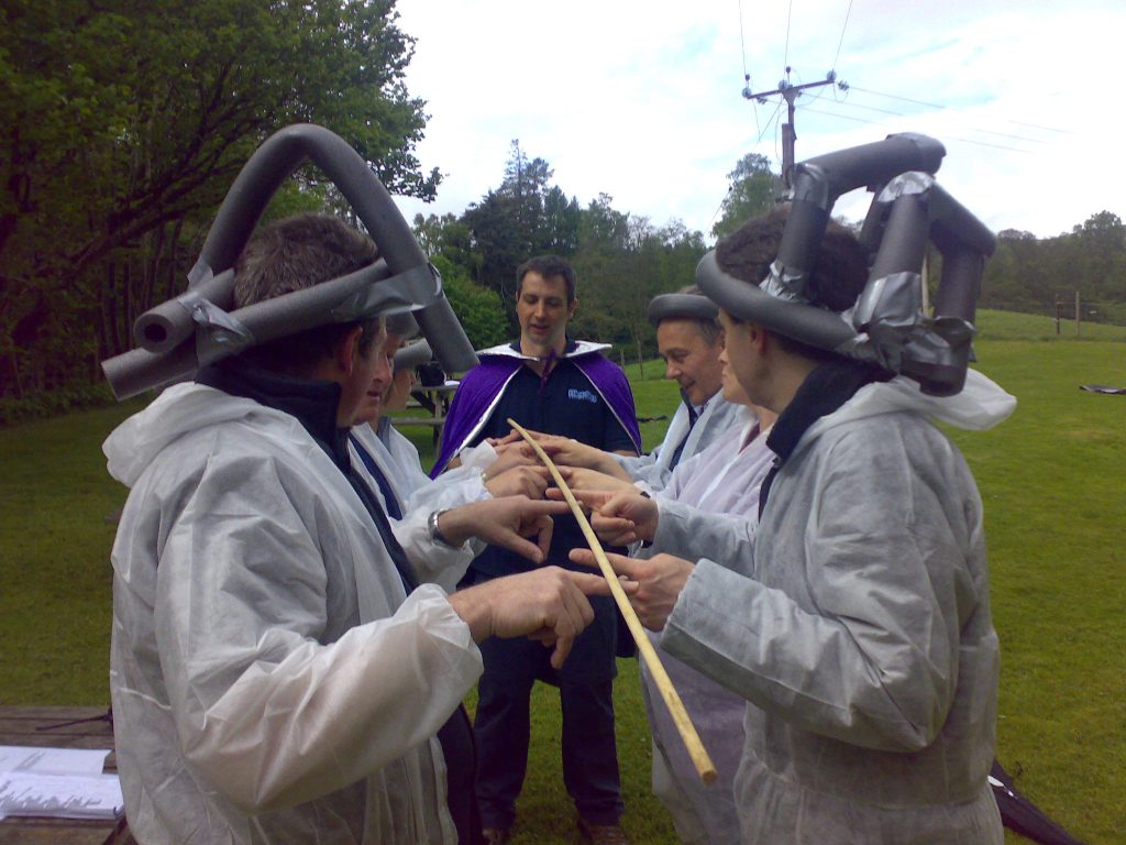 Race for Space creative fun team building activity event 03