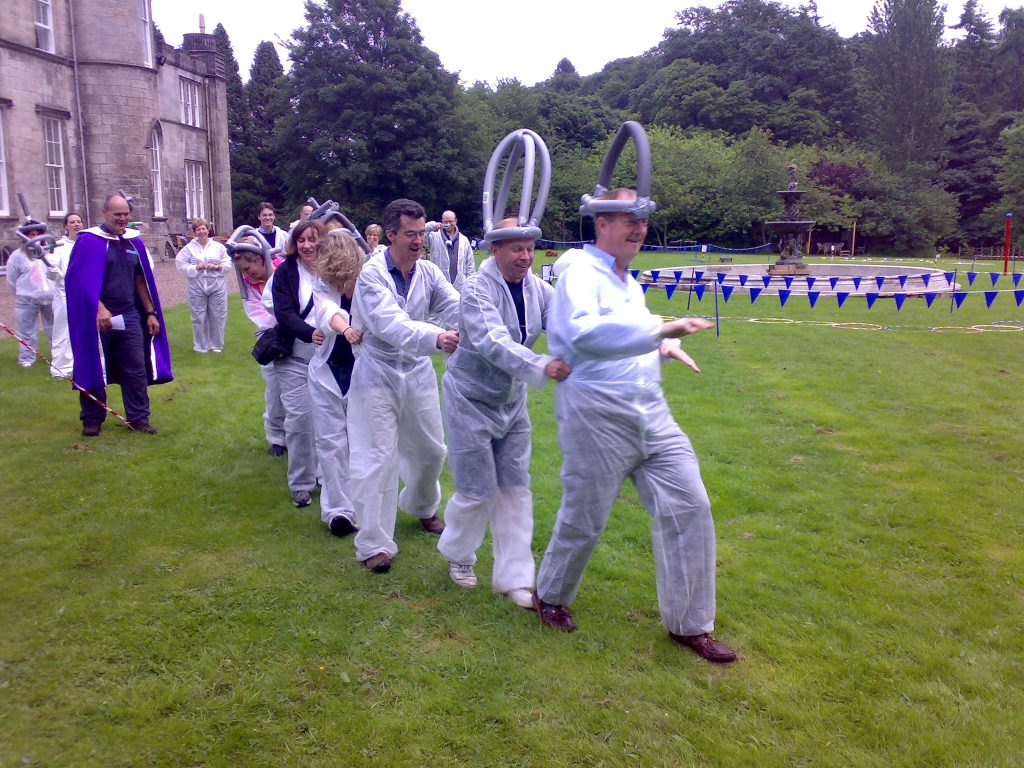 Race for Space creative fun team building activity event 04