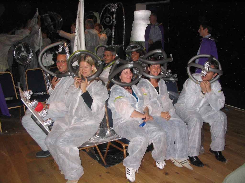 Race for Space creative fun team building activity event 06