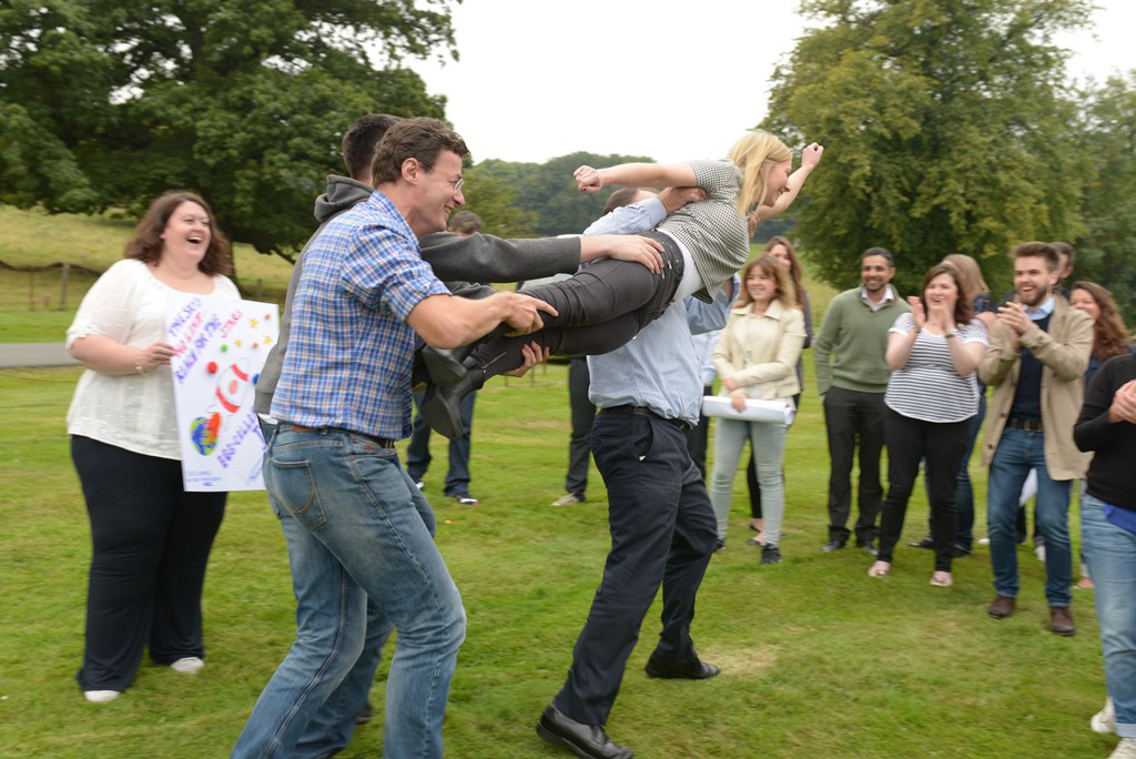 Race for Space creative fun team building activity event 07