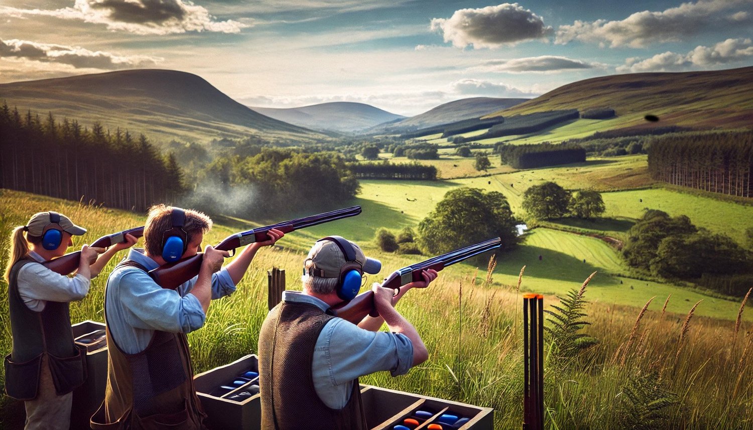 Corporate Clay Pigeon Shooting in Perthshire